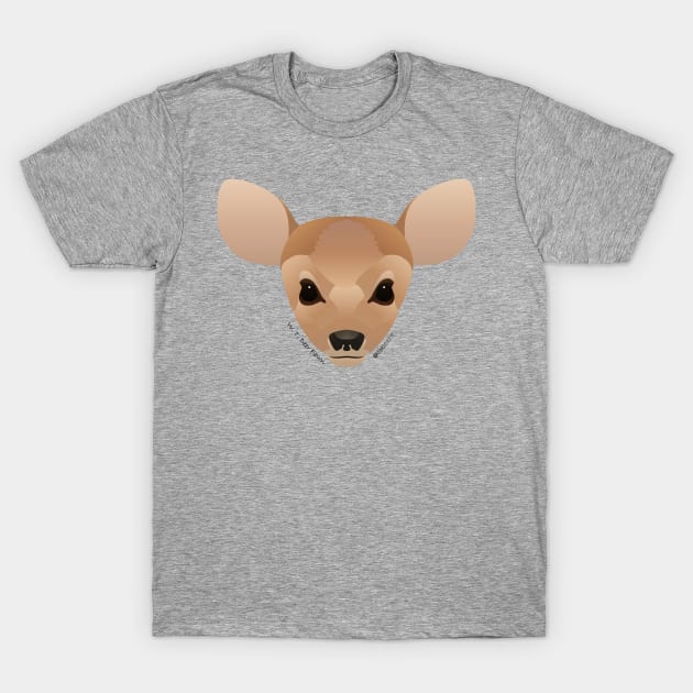 White Tail Deer Fawn T-Shirt by FunkilyMade